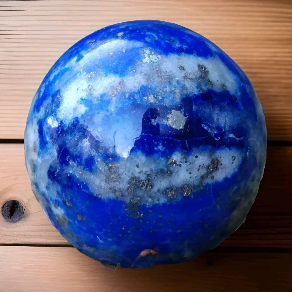 Sphère Lapis Lazuli - 22 mm - Afghanistan  - Photo 1/4