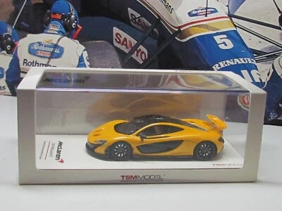 TSM MODELS - 2013 McLAREN P1  GENEVA SHOW - 1/43 SCALE MODEL CAR TSM134368 - Image 1 of 4