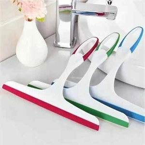 Window Squeegee Mirror Blade Glass Cleaning Shower Screen Washer Rubber Wiper - Picture 1 of 10