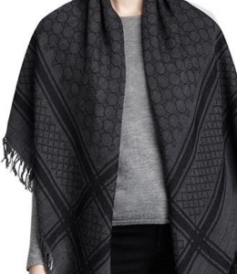 gucci black scarf womens