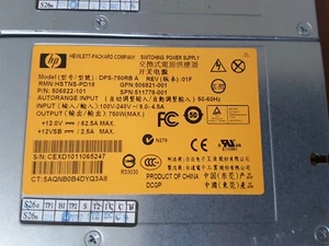 hp power supply DPS-750RB A - Picture 1 of 3