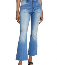 Frame Denim Le Bardot Crop Flare Light Wash Size 26