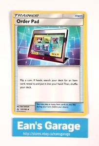 Pokemon Order Pad Trainer Artículo 131/156 Ultra Prisma Poco Común - MN - Imagen 1 de 2