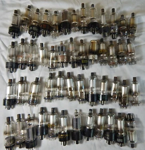 Lot 2 of Approx. 50 Vintage TV? Vacuum Tubes - Picture 1 of 12