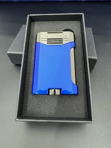 Palio Pro Antares Double Jet Torch Lighter - All Metal Body - Blue - New - Picture 1 of 8