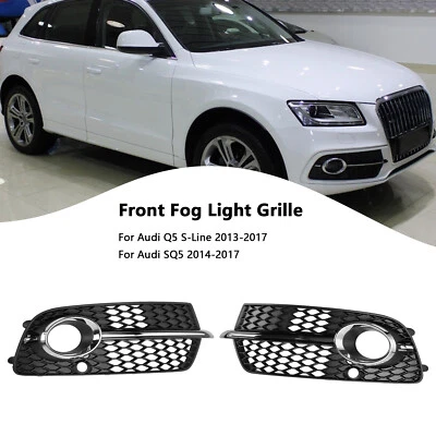 Pare-chocs avant Feu antibrouillard Grille Pour Audi Q5 S-Line SQ5 2013-2017 - Photo 1/4