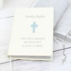 Personalised Blue Cross Eco-friendly Holy Bible - Christening Baptism Gift