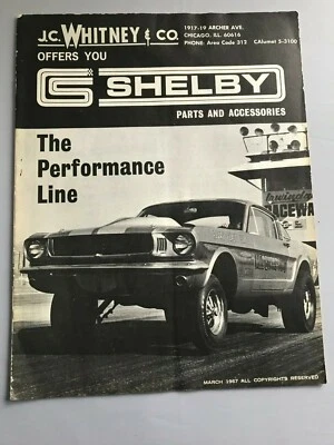 Catálogo original de piezas y accesorios Shelby GT 350 500 R 1965 1966 1967 modelo Cobra 65 66 67 Foto 1 de 4