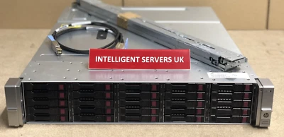 HP D3700 3.6TB 15K SAS Dual I/O Module 2U Storage Array QW967A - Image 1 of 2