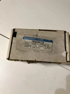 Ashcroft Transducer, ASH-K1-G-100-D-7-M02-42-J1, 400 PSIG, 1/4" NPTM, Model KI - Picture 1 of 4