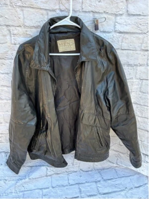 Very Retro Men’s Sears Leather Jacket - Image 1 of 4
