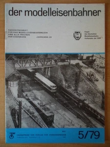 MODELLEISENBAHNER Mai 5 - 1979 Modellbau Lokomotiven Reichsbahn DDR - Picture 1 of 1