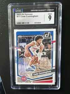 2023-24 Donruss Cade Cunningham #11 Graded CGC 9 - Picture 1 of 2