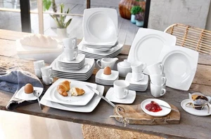 Creatable Kombiservice Celebration 50 tlg Porzellan Geschirr Set Service weiß - Bild 1 von 8