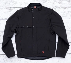 Chaqueta Chrome Industries Para Hombre Pequeña Convertible Resistente al Agua Cremallera a Presión Cincha - Imagen 1 de 12