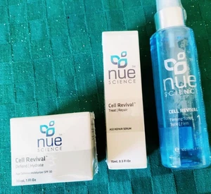 Nue Science Cell Revival Treat/Repair Tone Revive 3-teiliges Kit neu versiegelt UVP 99 $ - Bild 1 von 1