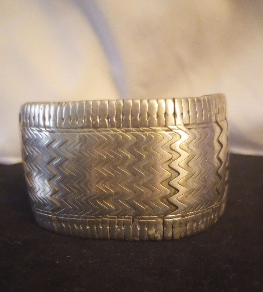 Rajasthan Silver Bazuband Bracelet Hand Crafted - Image 1 of 4