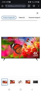70 Inch Insignia Fire Tv F Series LED 4K UHD Smart Fire TV - Picture 1 of 9