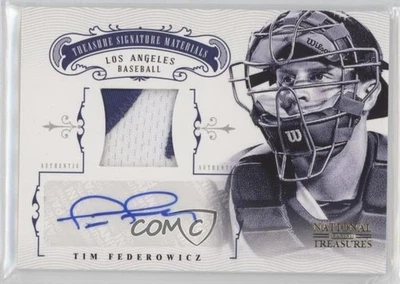 2012 Panini National Treasures Prime /25 Tim Federowicz #30 Rookie Auto RC - Image 1 of 2