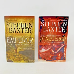 Time's Tapestry Books 1-2 PB Stephen Baxter Emperor & Conqueror Alt History - Picture 1 of 14