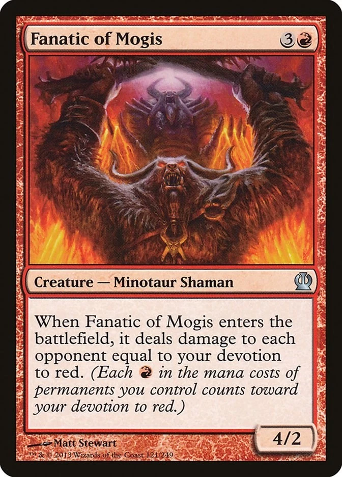 Fanatic of Mogis 121 LP Normal Theros MTG EN - Image 1 of 1