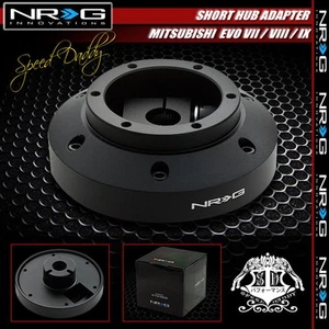 NRG STEERING WHEEL 6-HOLE HUB ADAPTOR KIT FOR 01-08 MIT LANCER EVOLUTION VII-IX - Picture 1 of 1