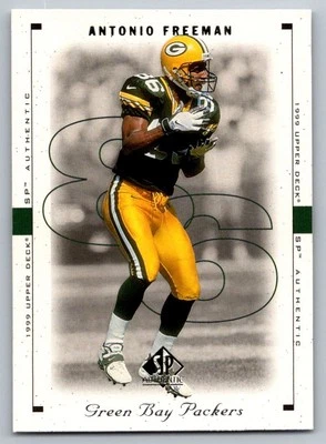1999 SP Authentic Antonio Freeman Green Bay Packers #33 - Image 1 of 2