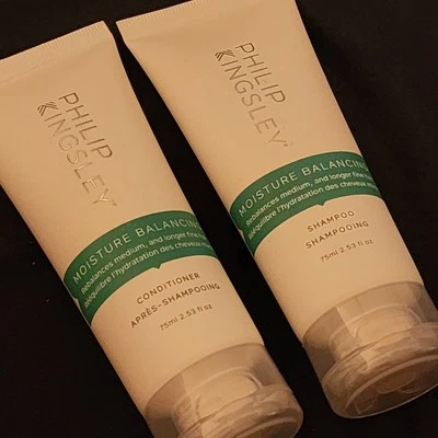 Champú y acondicionador balanceador de humedad Philip Kingsley 2,53 fl oz cada uno Foto 1 de 4