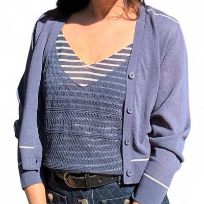 Sita Murt Double Layered striped knit cami navy Blue L Women’s Spain - Image 1 of 4