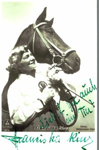 Franziska Kinz Original Signature Outer Fbz- Card No. 1292 C