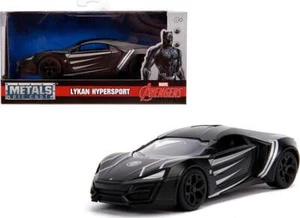 Lykan Hypersport Matt Black Black Panther Theme Avengers Marvel Series 1/32 Car - Picture 1 of 2
