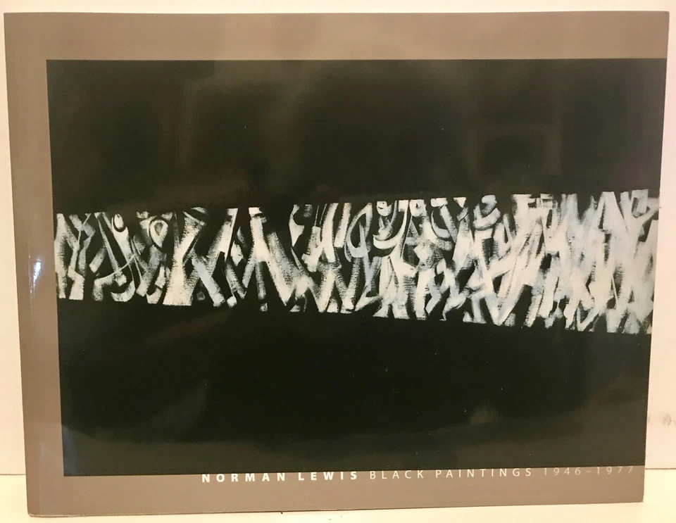 RARE NORMAN LEWIS BLACK PAINTINGS 1946-1977 STUDIO MUSEUM AFRICAN AMERICAN  - Image 1 of 1