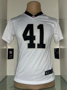 Camiseta deportiva Nike de los New Orleans Saints Alvin Kamara blanca joven mediana 10/12 nueva con etiquetas - Imagen 1 de 2