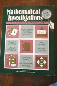 MATHEMATICAL INVESTIGATIONS BOOK THREE (BOOK THREE: A By Randall Souviney Mint - Picture 1 of 1