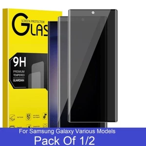 Privacy Tempered Glass Screen Protector For Samsung S25 Ultra S24 S23 S22 S21+ - Picture 1 of 5