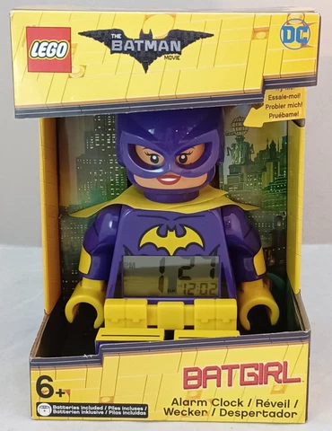 LEGO THE BATMAN MOVIE BATGIRL Minifigure Alarm Clock 9003646 - New          -R Cover