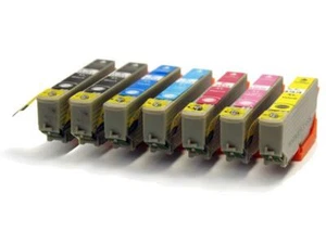 Juego T2438 + tinta extra compatible con BK reemplazo no fabricante de equipos originales para tinta elefante 24XL - Imagen 1 de 1