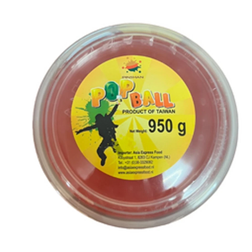 950g Pinshan Pop Balls für Bubble Tea Popping Boba Perlen Erdbeer Strawberry - Bild 1 von 1