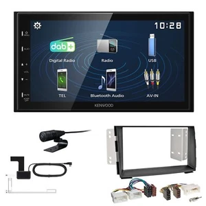 Kenwood 2DIN DAB+ Autoradio für KIA Venga ab 2009 schwarz - Bild 1 von 5