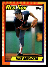 1990 Topps Mike Boddicker #652 Boston Red Sox MLB Baseball