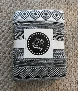 Ethan Allen Disney Sweater Knit Stroller Blanket 2016 Collaboration 100% Cotton - Picture 1 of 4