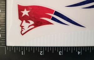 New England Patriots Mini football helmet decals set  - Picture 1 of 2
