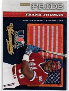 2013 Panini USA Baseball Champions PRIDE #18 Frank Thomas CHICAGO WHITE SOX 92