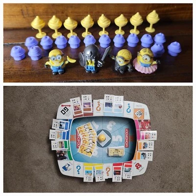 Peças de reposição Monopoly Despicable Me - Minions, placa, clipes, dinheiro, caixa - Imagem 1 de 2