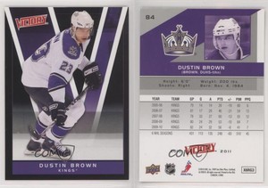 2010-11 Upper Deck Victory Black Dustin Brown #84