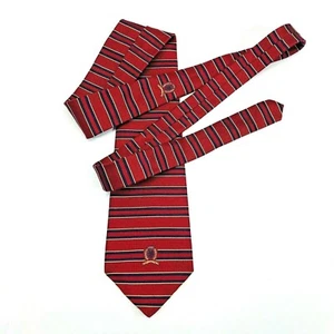 Tommy Hilfiger Herren Seidenkrawatte Krawatte horizontale Streifen L: 59 1/2" x B: 4" - Bild 1 von 4