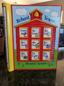 School Years Memory Keeper Book Scrapbook Memories Preschool To 8th Grade  - Picture 1 of 9