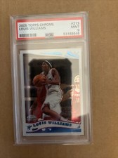 2005-06 Topps Chrome LOUIS LOU WILLIAMS Rookie Card RC #213 PSA 9 MINT