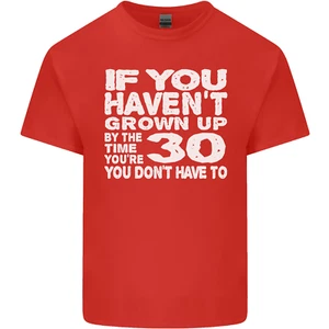 Camiseta Divertida De Algodón Para Hombre De 30 Años, 30 Cumpleaños, No Crezcas - Imagen 1 de 91