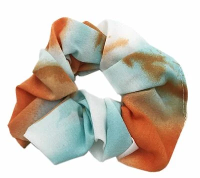 Bandas elásticas de cabeza suave color degradado de gasa teñido para cabello arco iris Foto 1 de 4